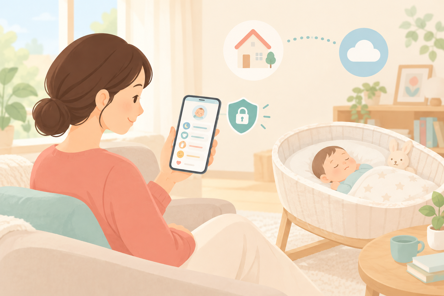 ぴよログの運営会社と安全性のイメージイラスト