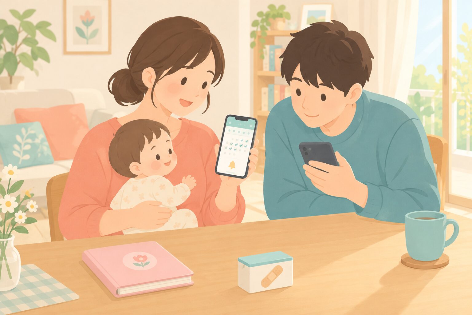 ぴよログの予防接種の使い方2026｜予防接種アプリとの連携方法・夫婦で共有・2人目の追加・連携できない時の対処 のイメージ